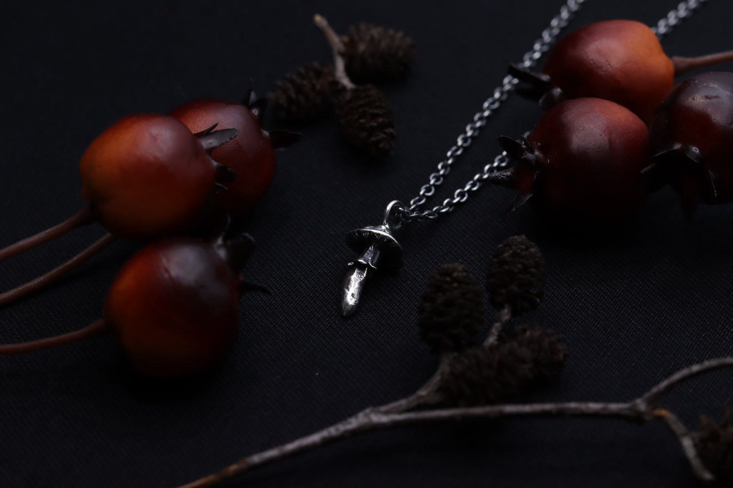 Small Fly Agaric - Necklace