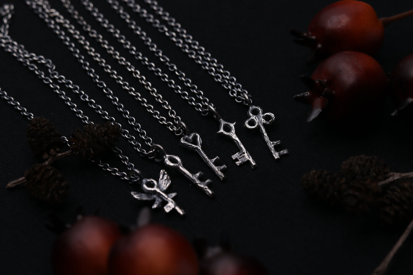 3 Circles Key - Necklace