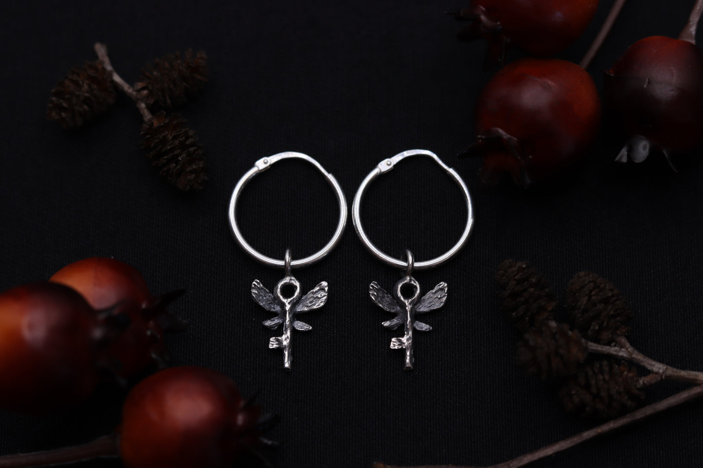 Winged Key - Earrings
