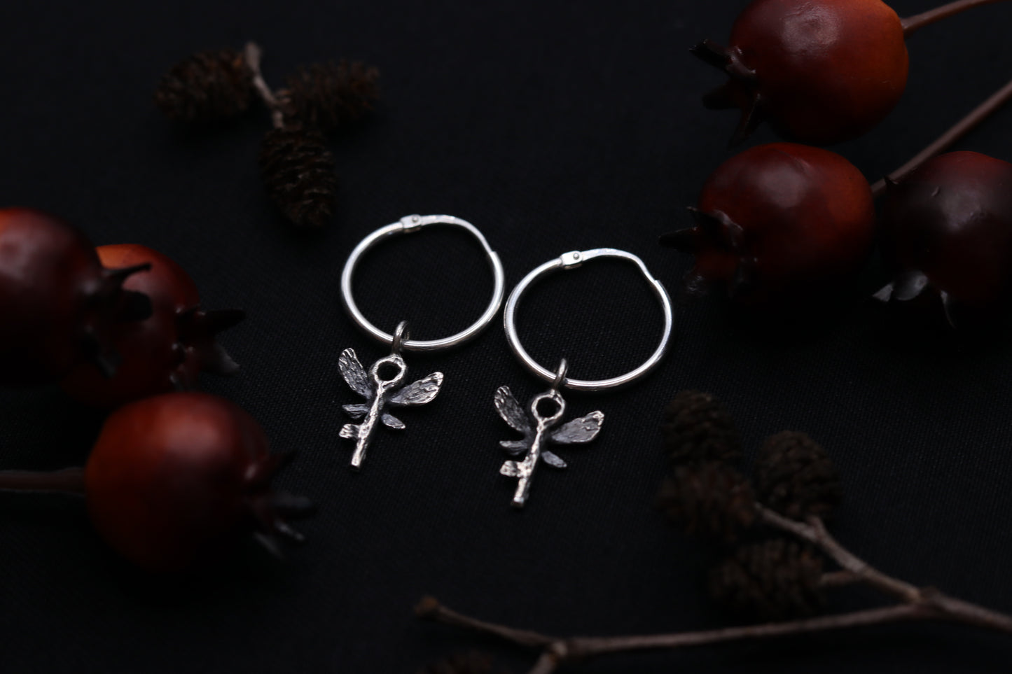 Winged Key - Earrings