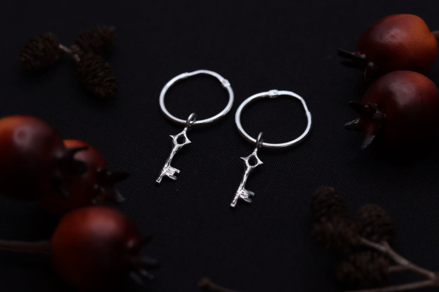 Diamond Key - Earrings