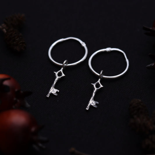 Diamond Key - Earrings