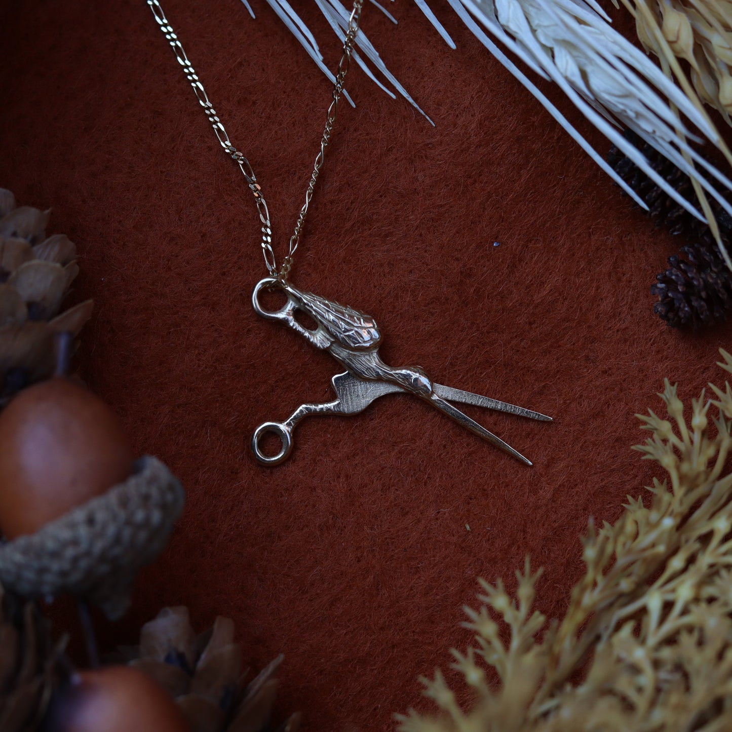 Adelaide's Scissors 10k Gold - Necklace