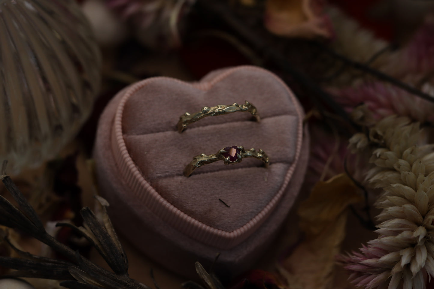 Secret Love Garden Ring 10K Gold
