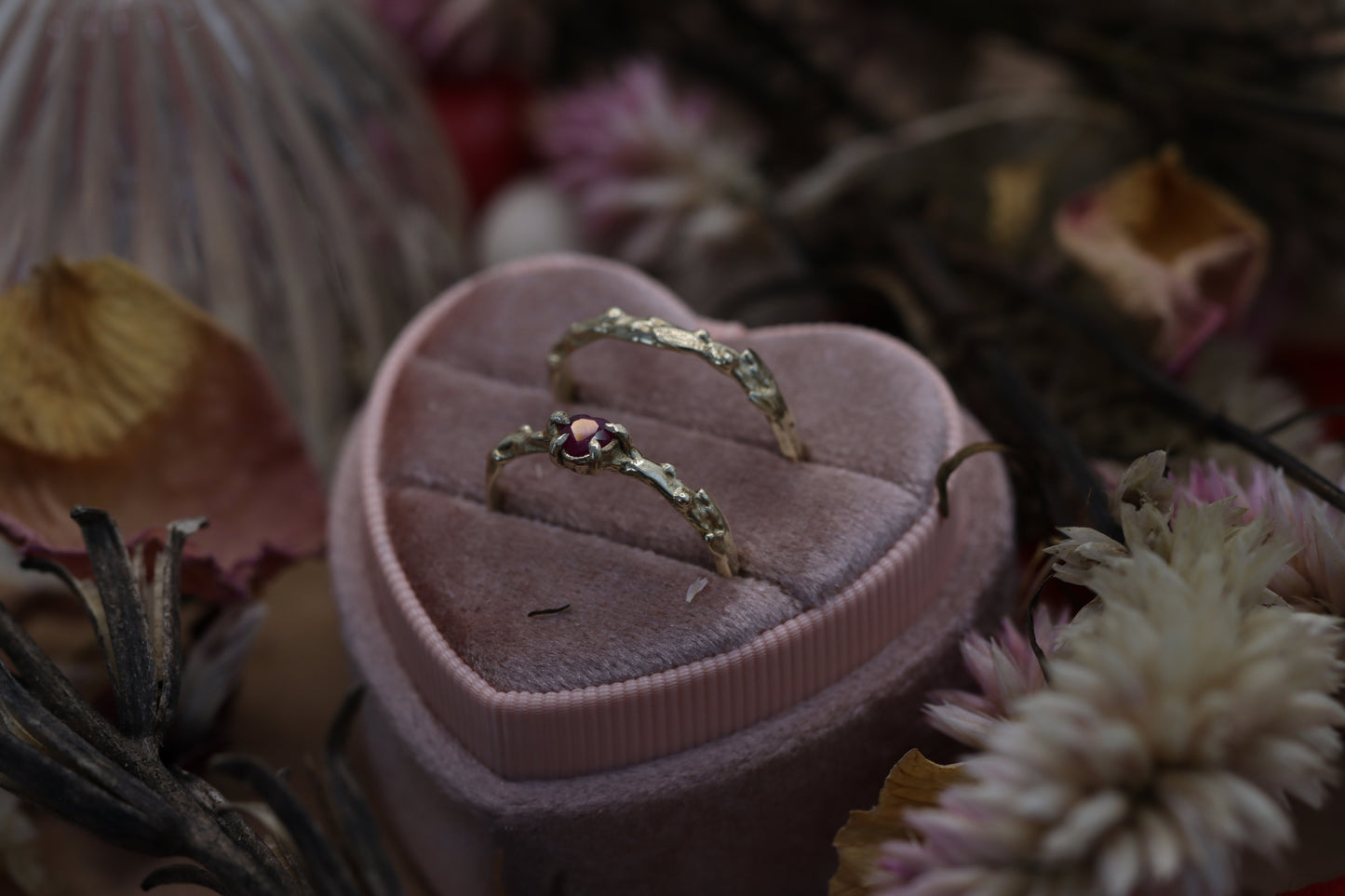 Secret Love Garden Ring 10K Gold