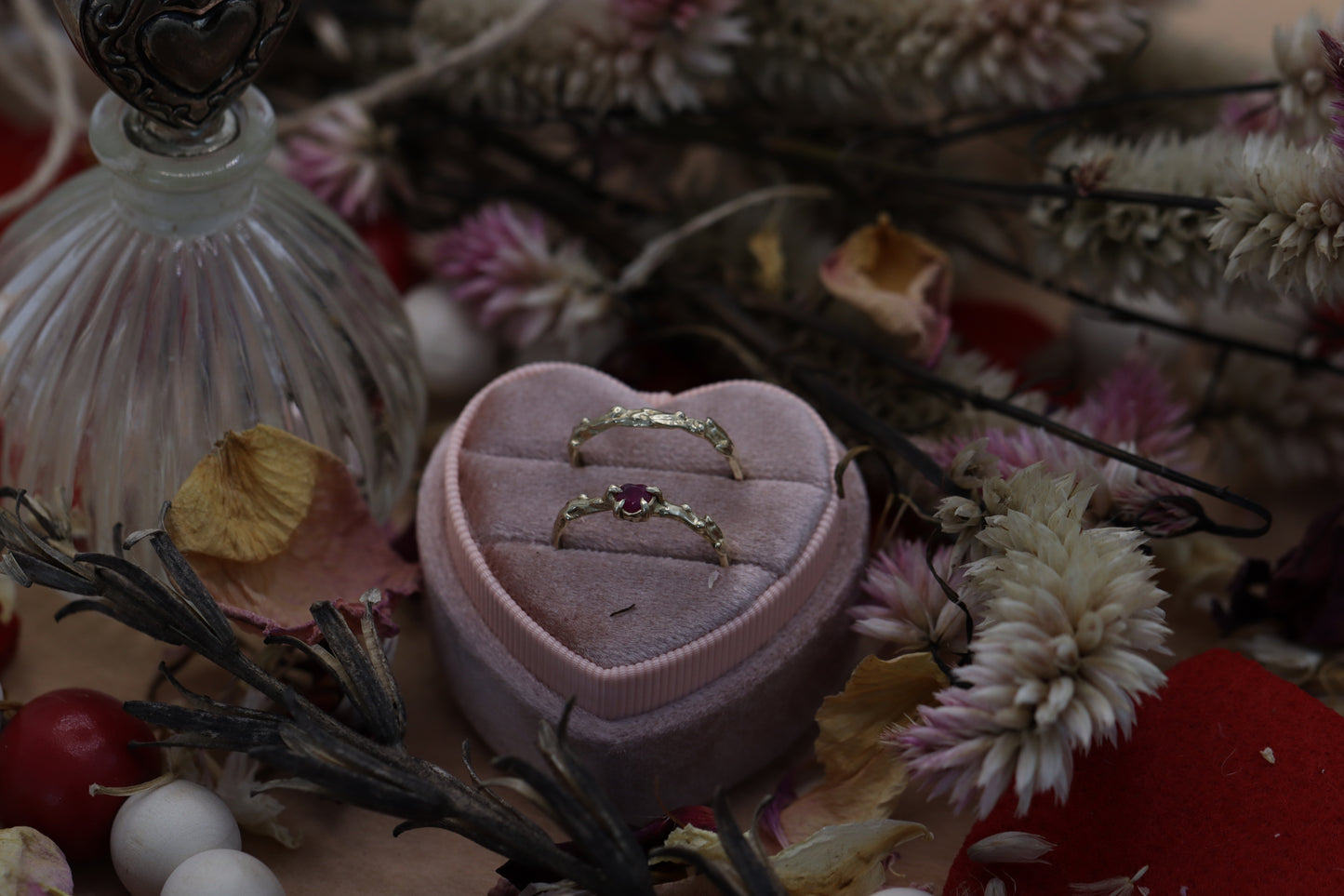 Secret Love Garden Ring 10K Gold