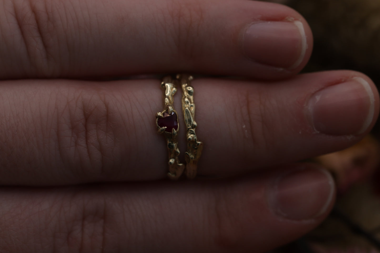 Secret Love Garden Ring 10K Gold