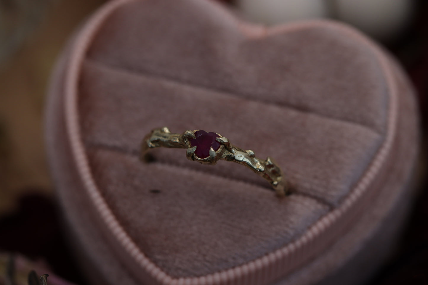 Secret Love Garden Ring 10K Gold