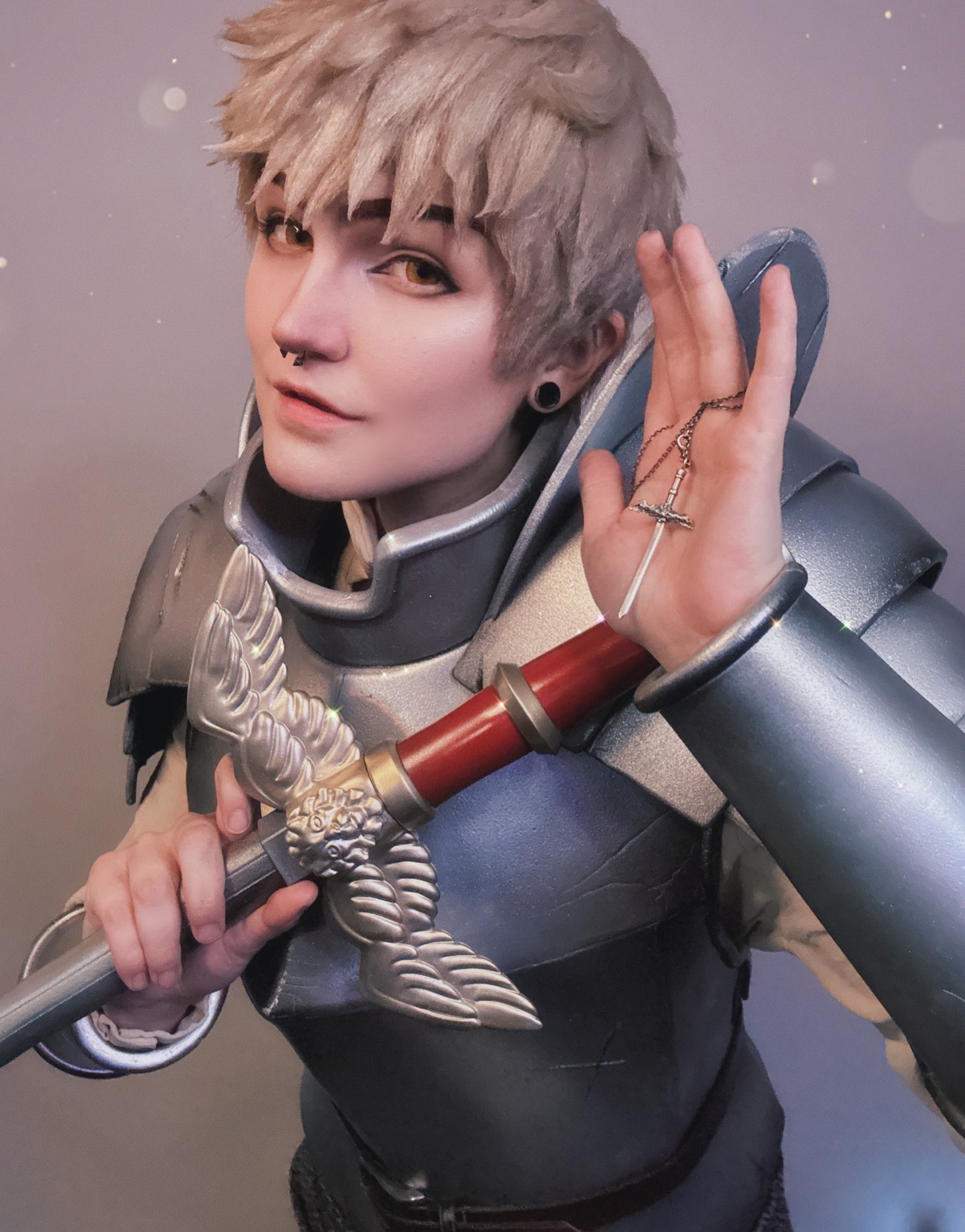 Winged Lion Sword - Necklace