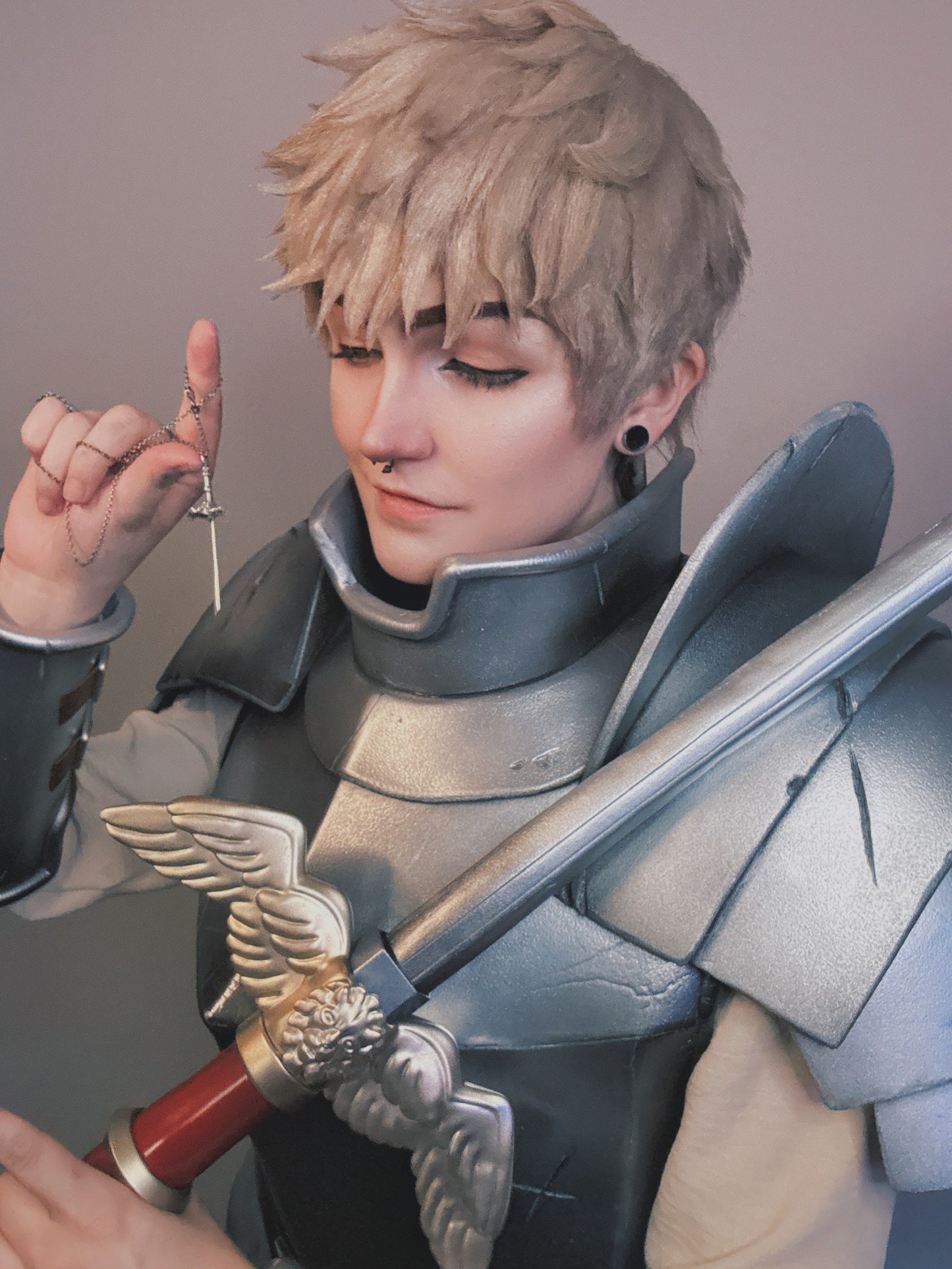 Winged Lion Sword - Necklace