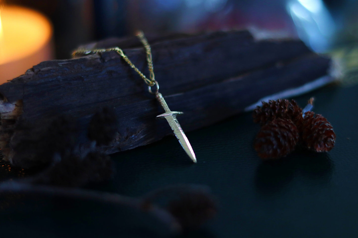 Dagger - 10K Gold - Necklace