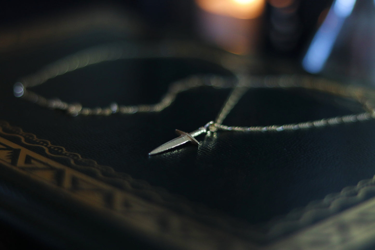 Dagger - 10K Gold - Necklace