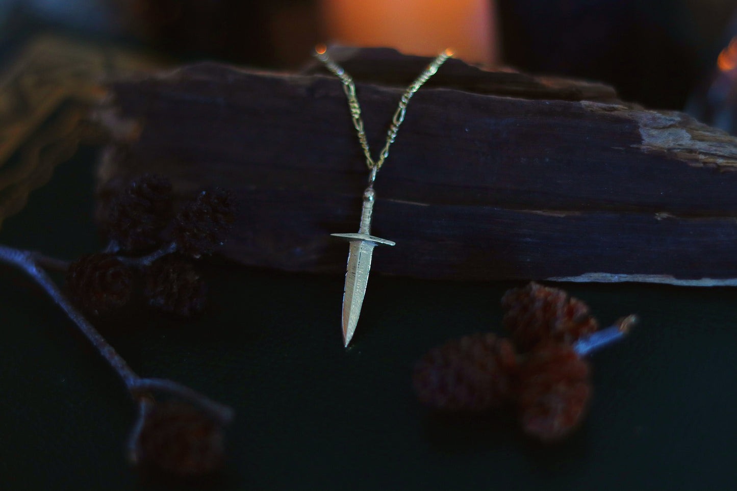 Dagger - 10K Gold - Necklace