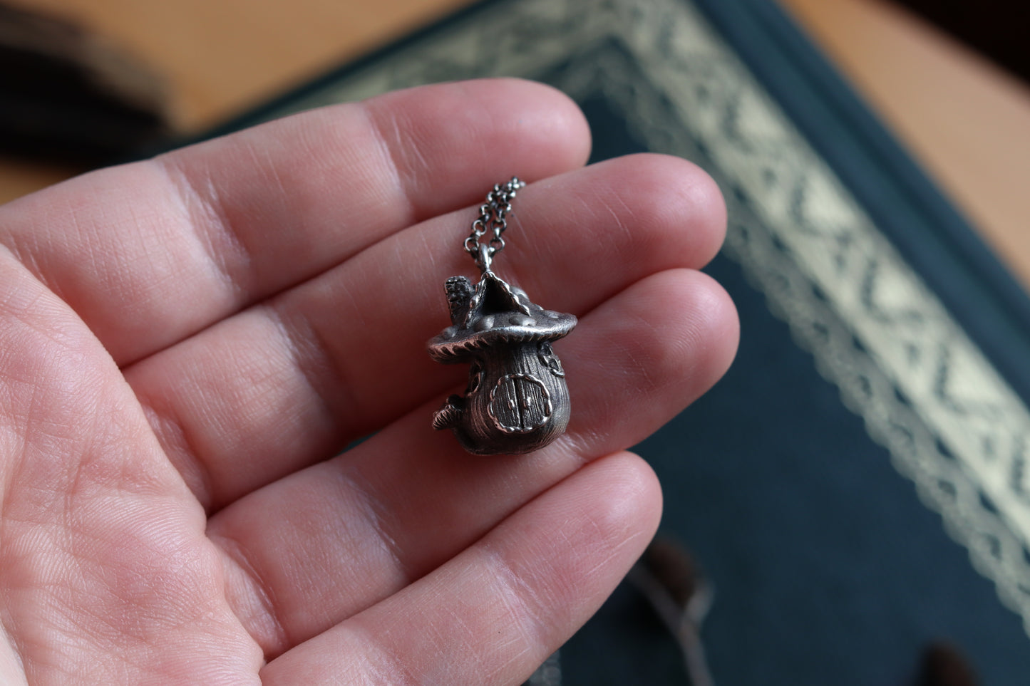 Mushroom House - Necklace