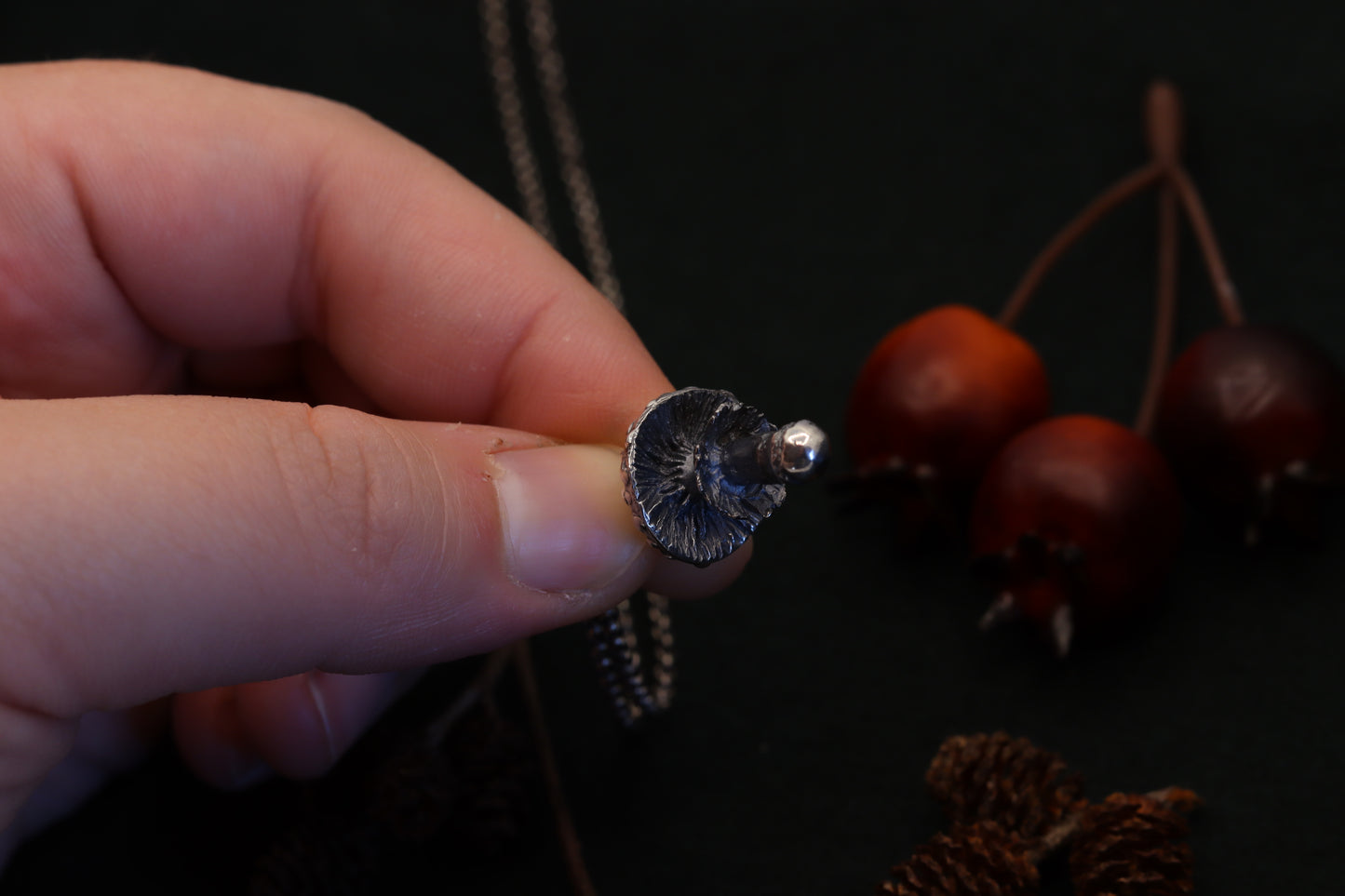 Large fly agaric - Necklace