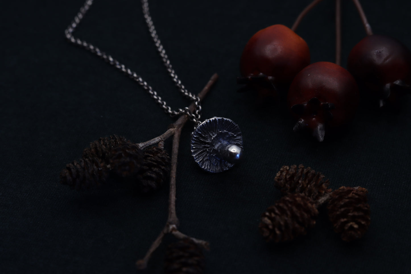 Large fly agaric - Necklace