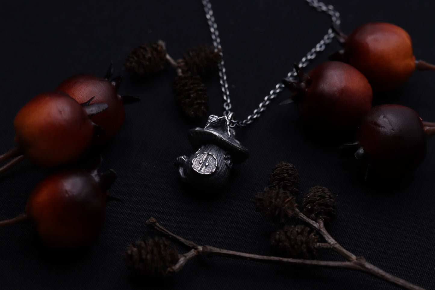 Mushroom House - Necklace