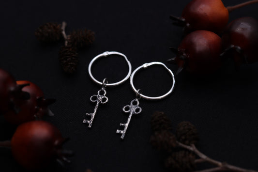 3 Circles Key - Earrings