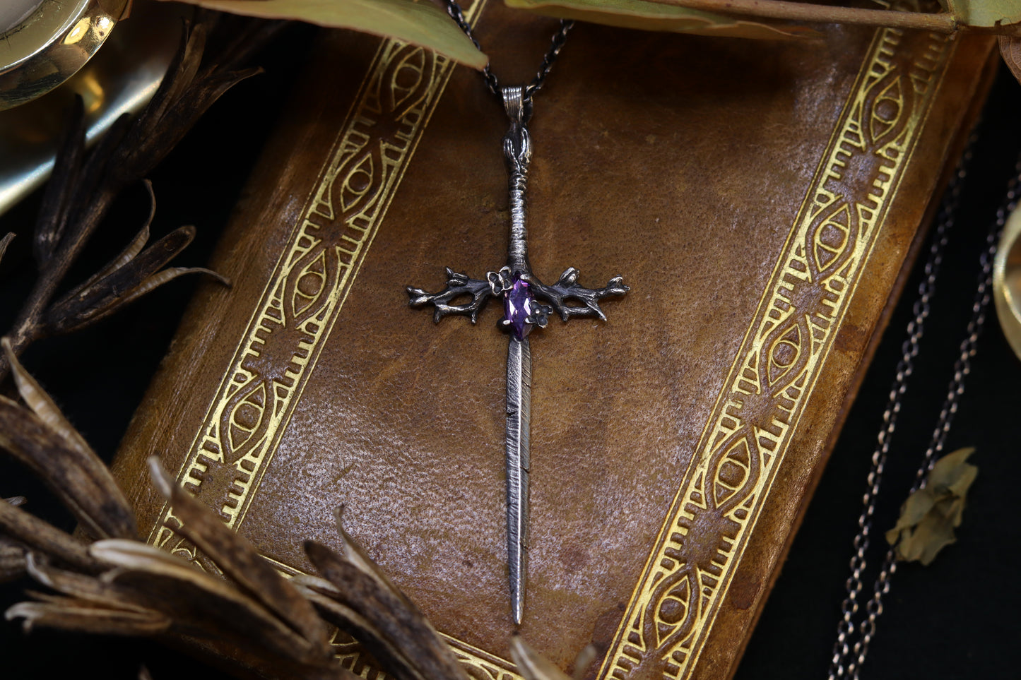 The Lilac Sword - Necklace