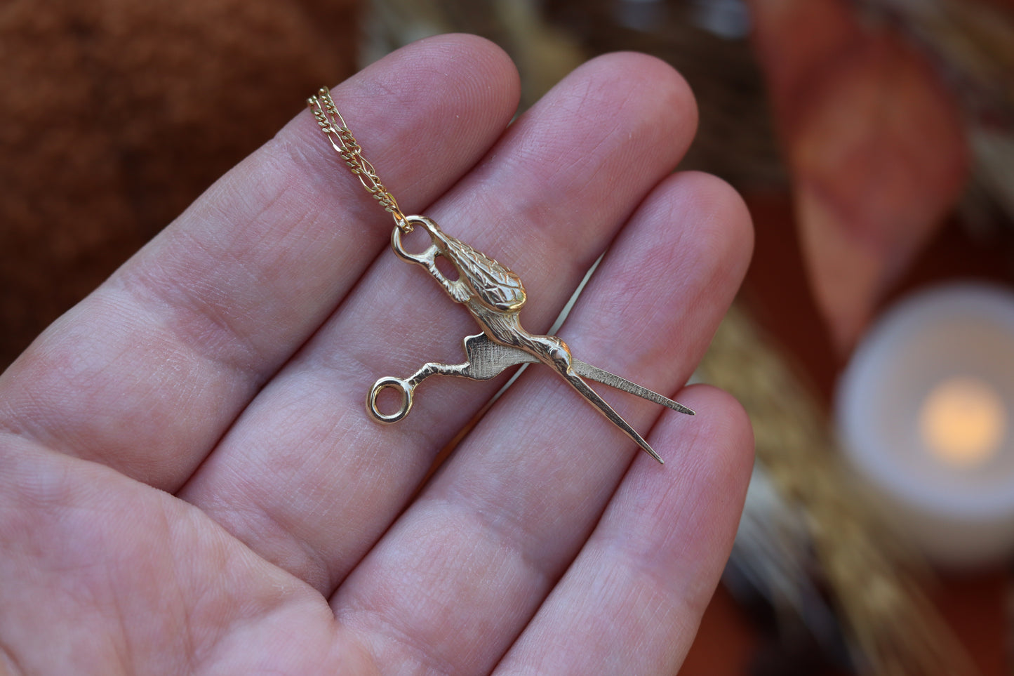 Adelaide's Scissors 10k Gold - Necklace