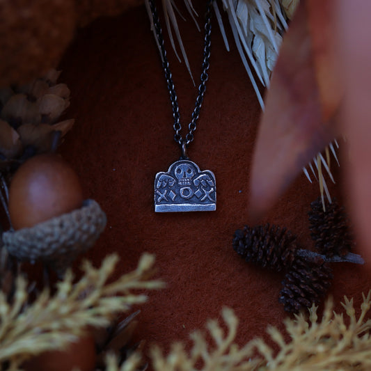 Eternal Garden Tombstone - Necklace