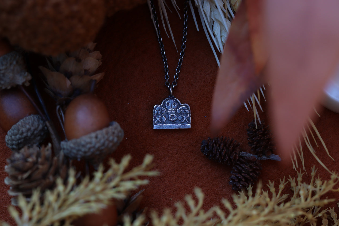 Eternal Garden Tombstone - Necklace