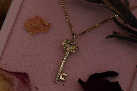 Secret Key - 10K Gold - Necklace